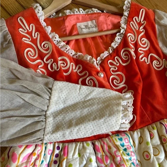 Vintage Wench Dress Renaissance Cosplay Velvet Bodice Quilted Skirt Prairie Maxi - Picture 7 of 11